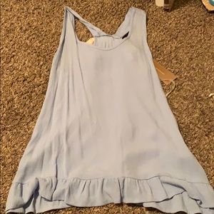 Cute razor back tank with a bow